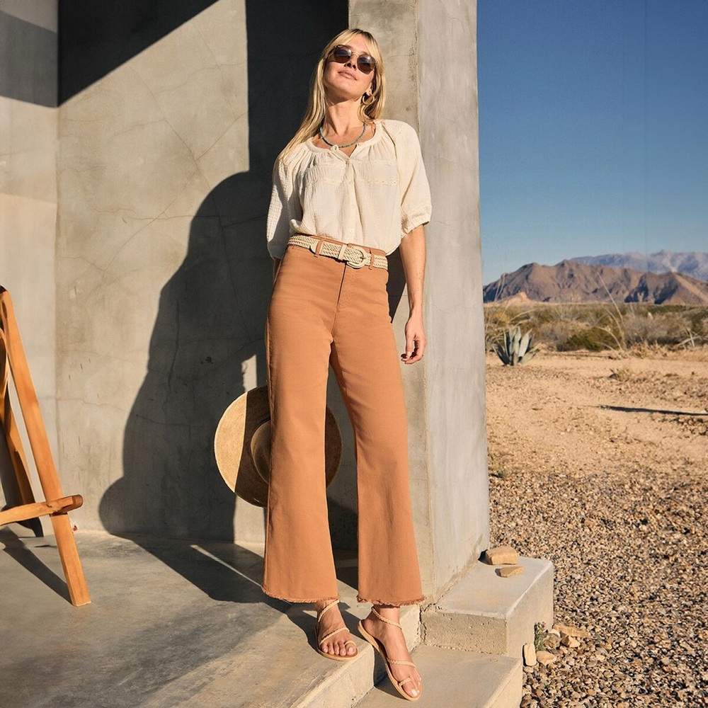 BNWT Marine Layer Bridget Pant in Gold 4